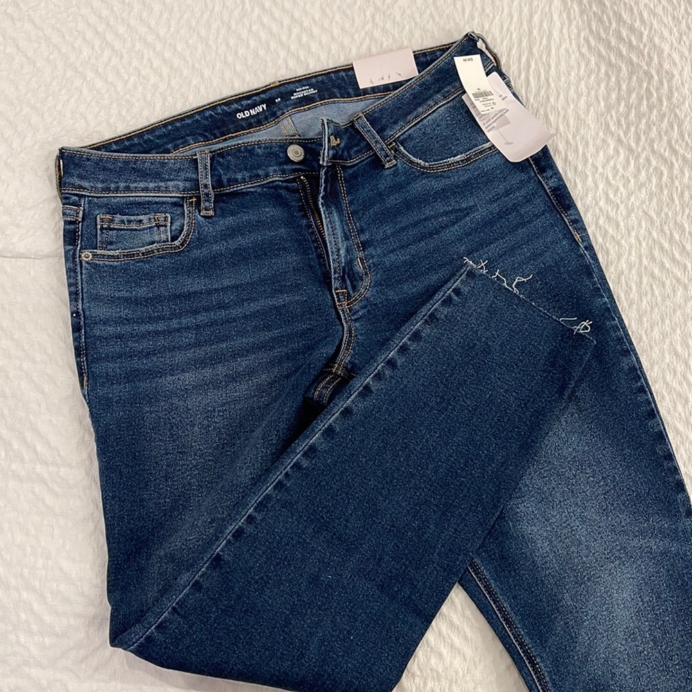 NWT Old Navy Mid-Rise Rockstar Super Skinny (10)